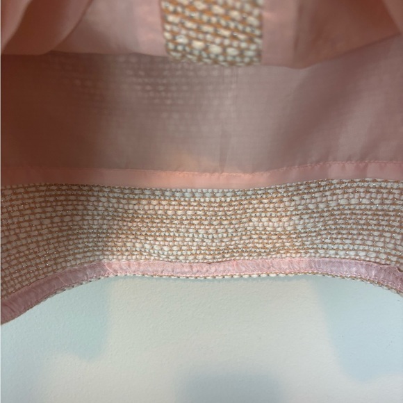 J. Crew Textured Cream Lined Pencil Skirt 10 - Picture 4 of 7